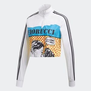 ADIDAS LONG SLEEVE TEE WITH FUN FIORUCCI DESIGN